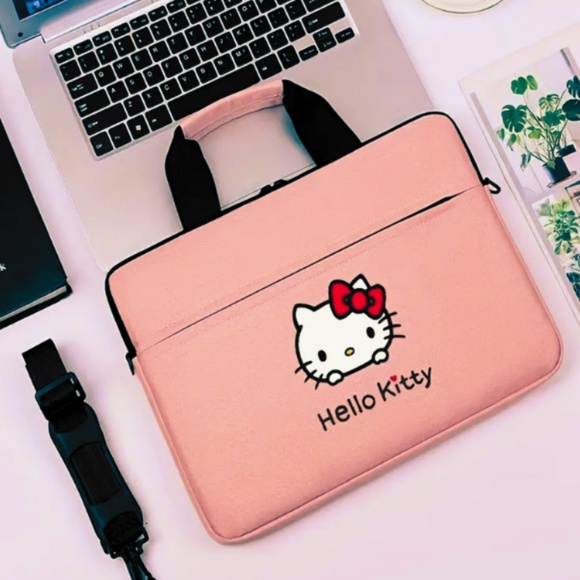 Computer Case Laptop Bag, - Hello Kitty - 15.25" X 11" Size...Removable Strap - Picture 4 of 4